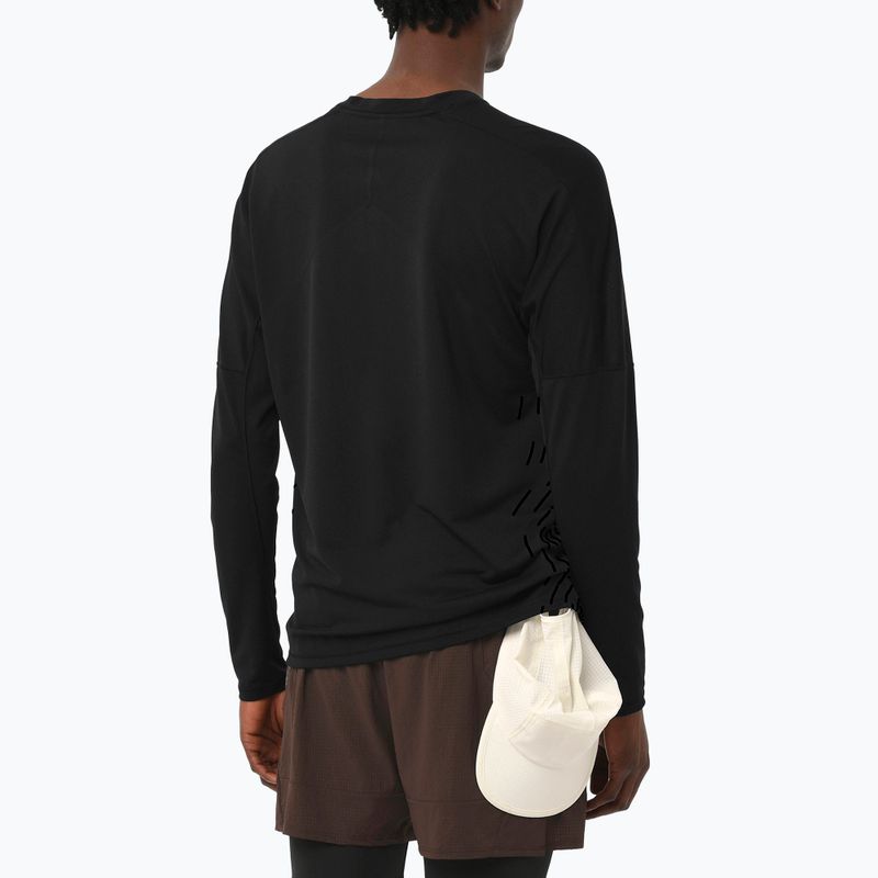 Men's running longsleeve Salomon Sense Aero GFX deep black 2