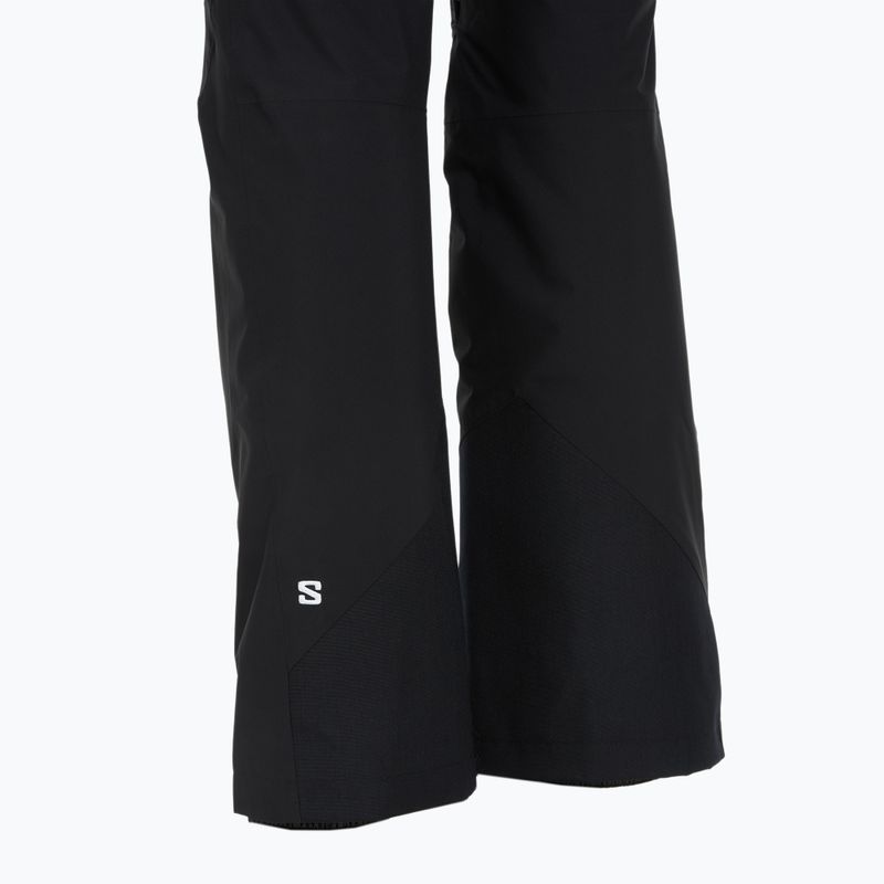 Women's ski trousers Salomon Brilliant deep black 4