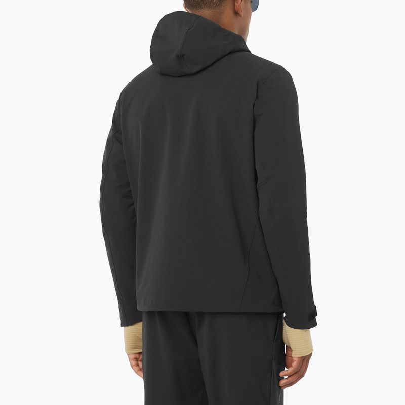 Men's jacket Salomon Outpeak Softshell deep black 2