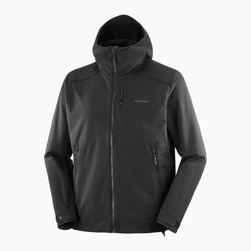 Men's jacket Salomon Outpeak Softshell deep black 6