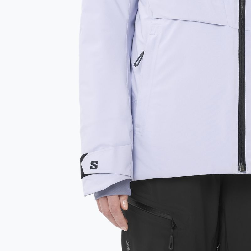 Women's ski jacket Salomon Brilliant 2.0 cosmic sky 6