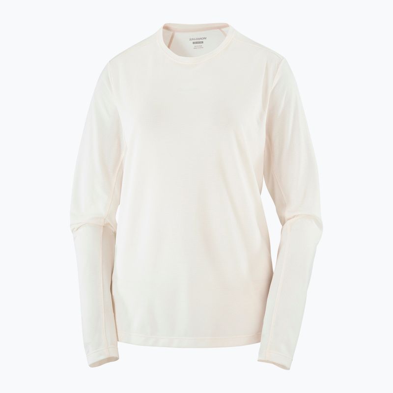 Women's long sleeve Salomon Shakeout Core whisper white 3