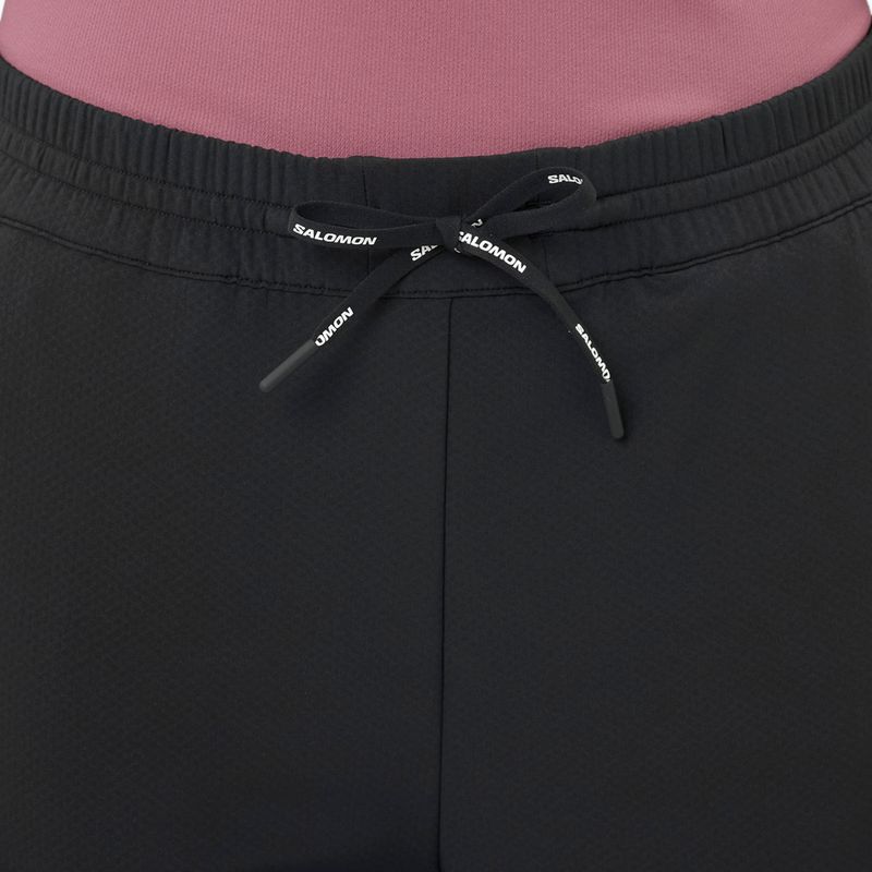 Women's running trousers Salomon Shakeout Hexaflow Pants deep black 5
