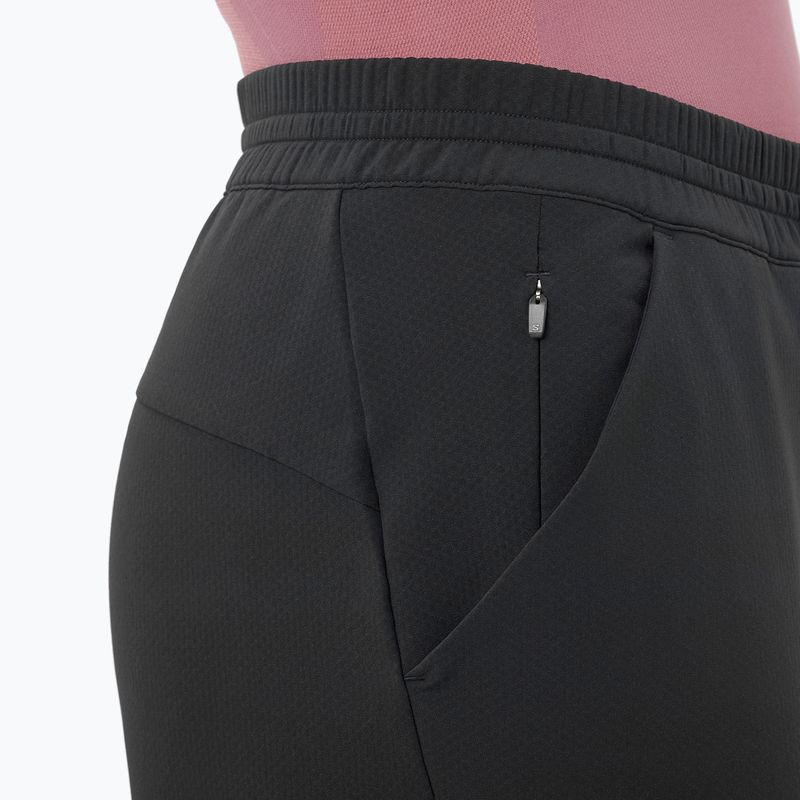Women's running trousers Salomon Shakeout Hexaflow Pants deep black 6