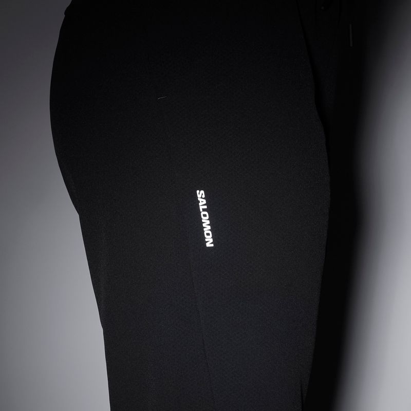 Women's running trousers Salomon Shakeout Hexaflow Pants deep black 7