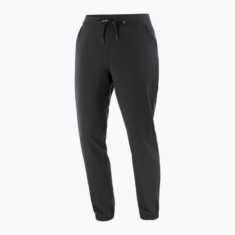 Women's running trousers Salomon Shakeout Hexaflow Pants deep black 8