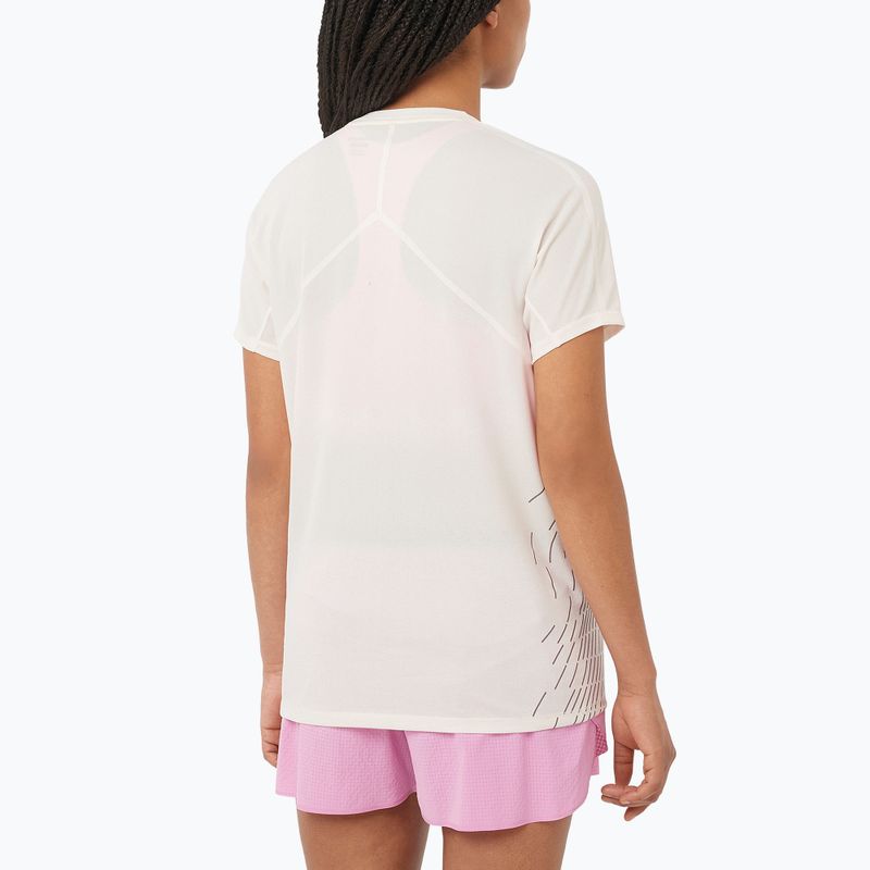 Women's running top Salomon Sense Aero SS Tee GFX whisper white 3