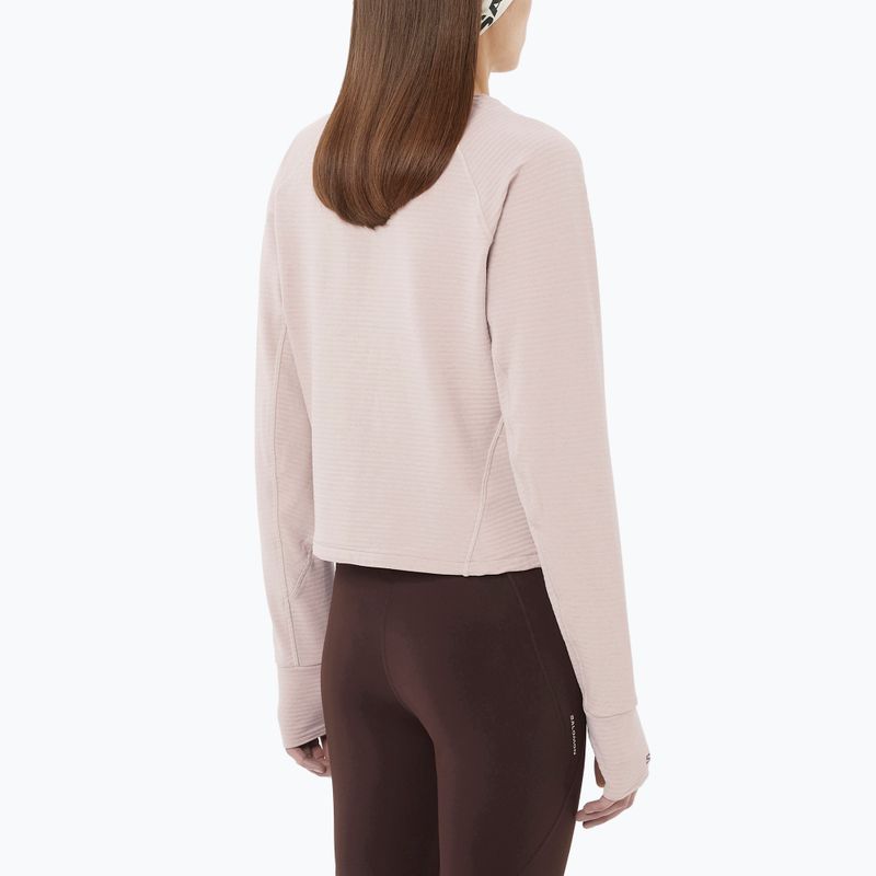 Women's trekking sweatshirt Salomon Essential Lightwarm CN etherea 2