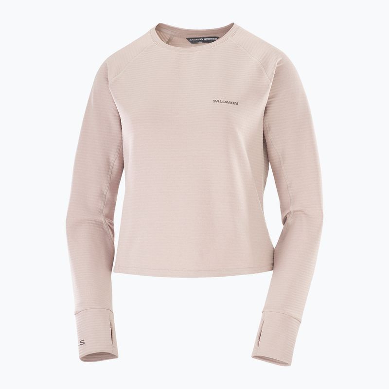 Women's trekking sweatshirt Salomon Essential Lightwarm CN etherea 3