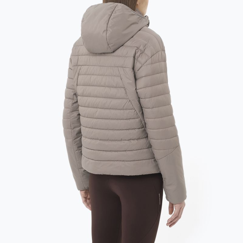 Women's wind jacket Salomon Reflex Hoodie iron 4