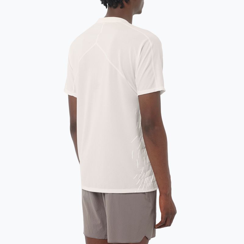 Men's running top Salomon Sense Aero GFX whisper white 2