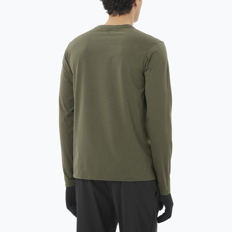Men's long sleeve Salomon Trackline grape leaf 2
