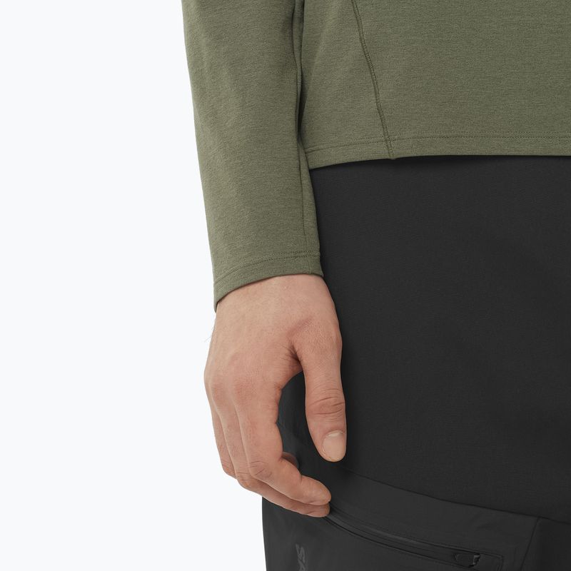 Men's longsleeve Salomon Trackline grape leaf 3