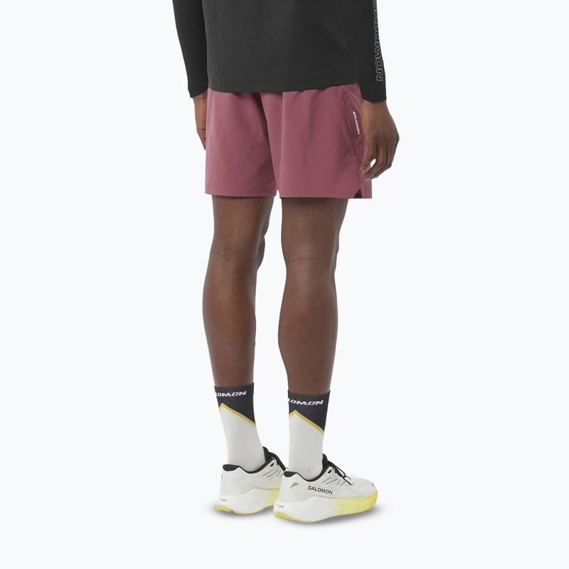 Men's running shorts Salomon Shakeout C 2IN1 7" nocturne 2