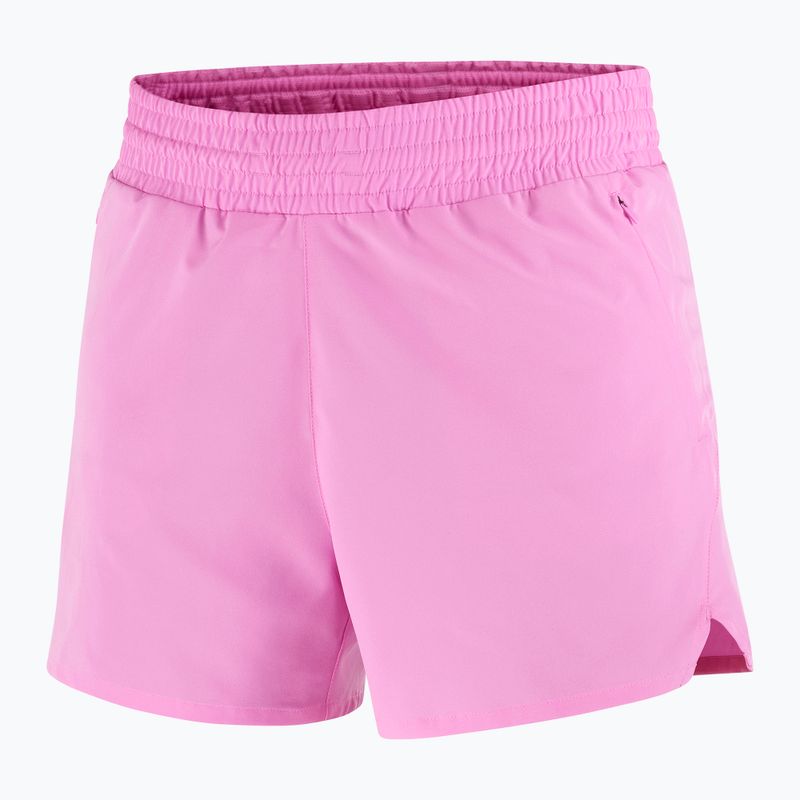 Salomon SHAKEout Core 4" women's running shorts cyclamen 3
