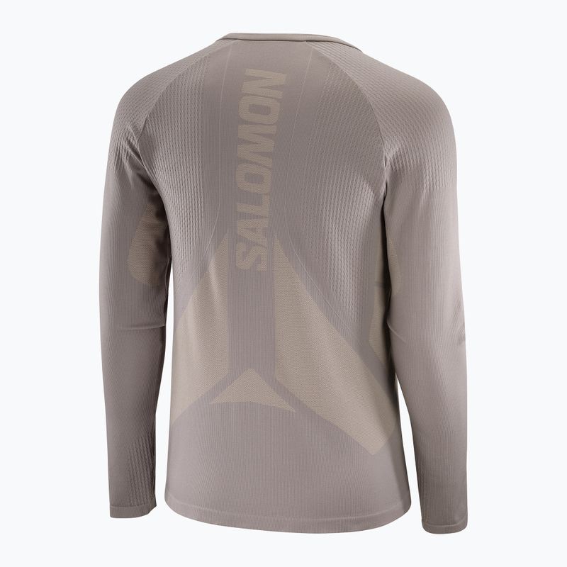 Men's running longsleeve Salomon Sense Aero Seamless Tee iron 4