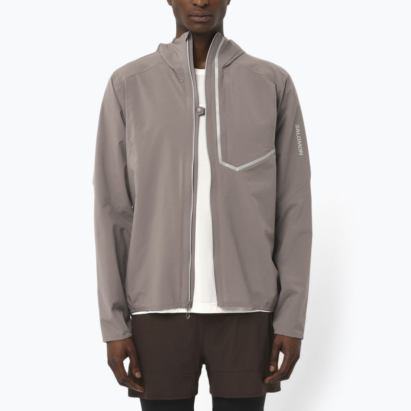 Men's running jacket Salomon Bonatti Trail iron 3