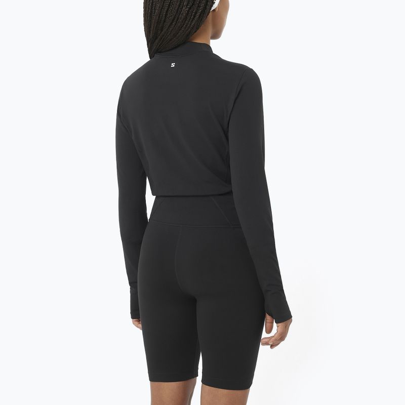 Women's running longsleeve Salomon Bliss deep black 3
