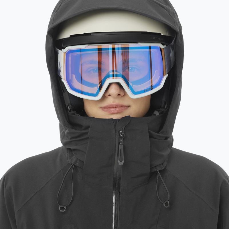 Women's ski jacket Salomon Brilliant 2.0 deep black 3