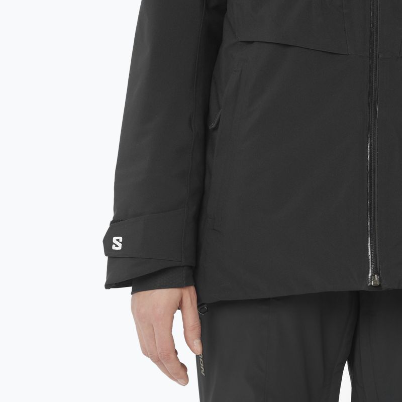 Women's ski jacket Salomon Brilliant 2.0 deep black 6