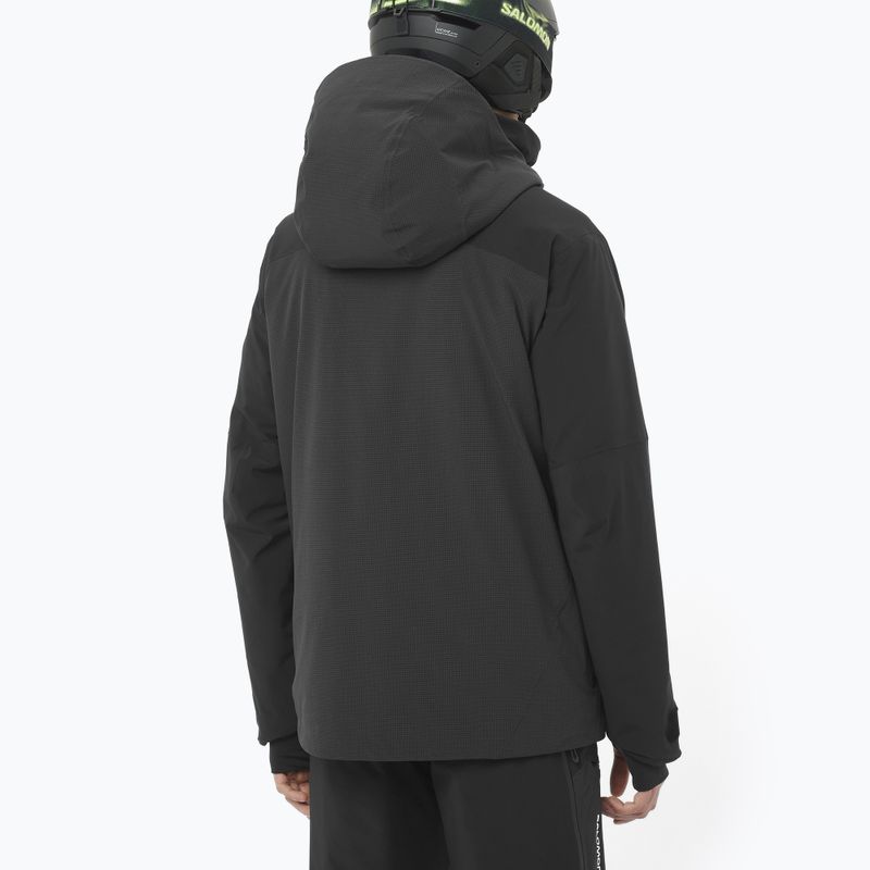 Men's ski jacket Salomon Spectral deep black 2