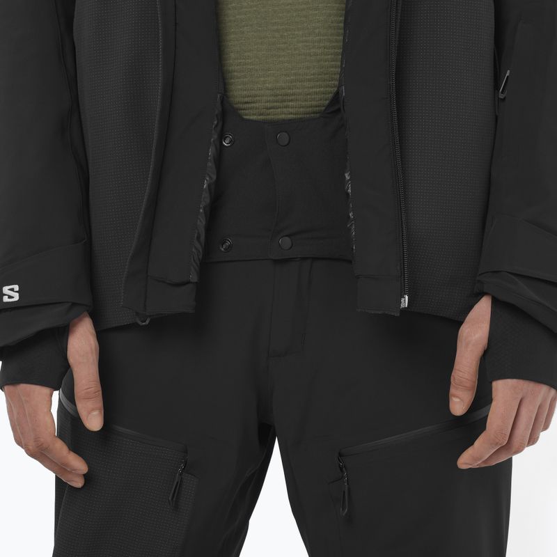 Men's ski jacket Salomon Spectral deep black 8