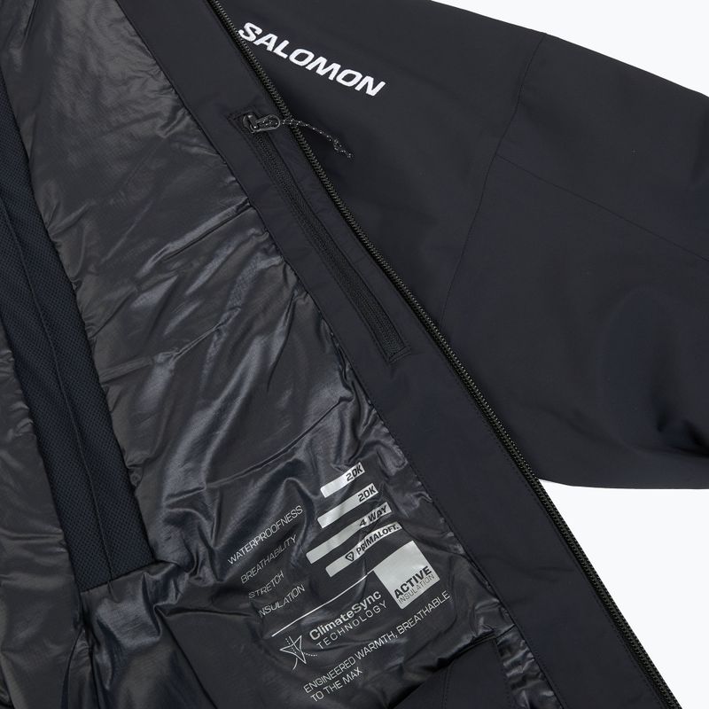 Men's ski jacket Salomon Spectral deep black 13