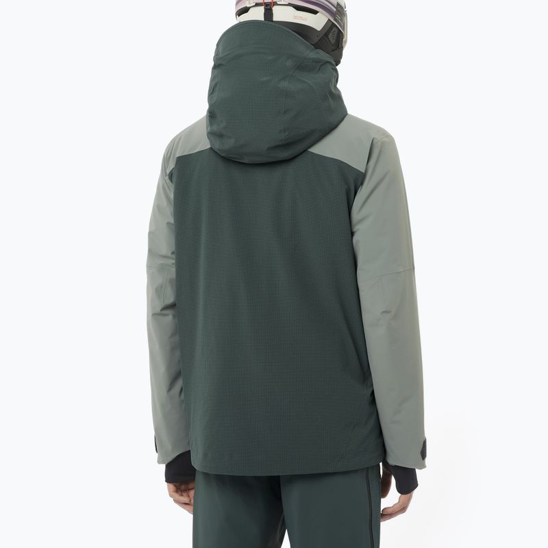 Men's ski jacket Salomon Spectral green gables/sedona 2