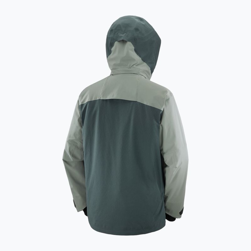 Men's ski jacket Salomon Spectral green gables/sedona 10