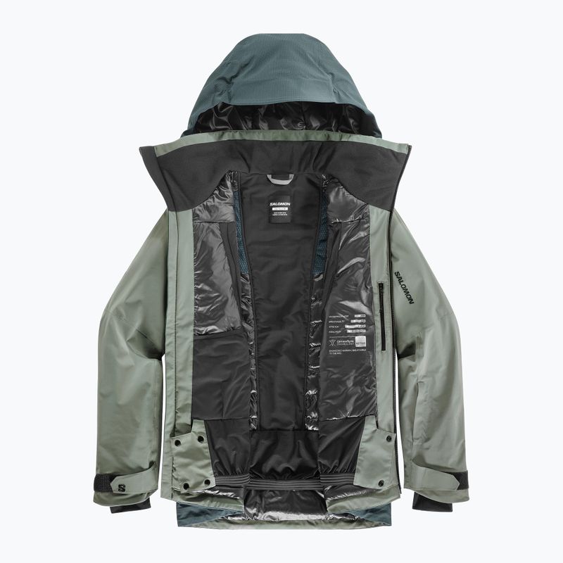 Men's ski jacket Salomon Spectral green gables/sedona 11