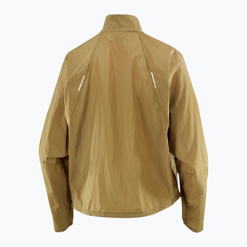 Women's running jacket Salomon Shakeout Fly brilliant olive 8