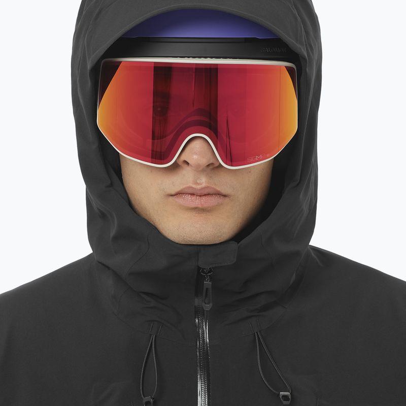 Men's ski jacket Salomon Spark deep black 3