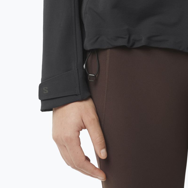 Women's jacket Salomon Outpeak Softshell deep black 4