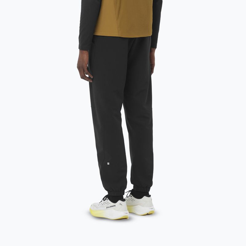 Men's running trousers Salomon Shakeout Hexaflow deep black 2