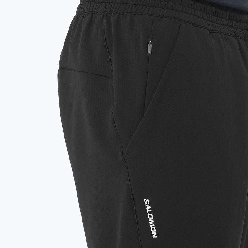 Men's running trousers Salomon Shakeout Hexaflow deep black 4