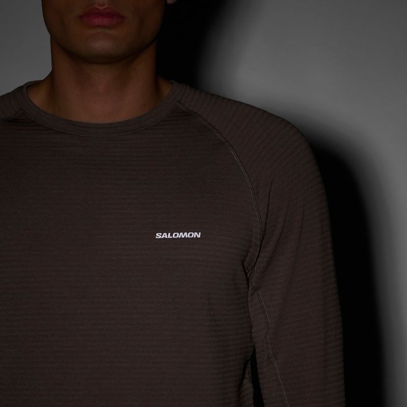 Men's sweatshirt Salomon Essential Lightwarm CN iron 4