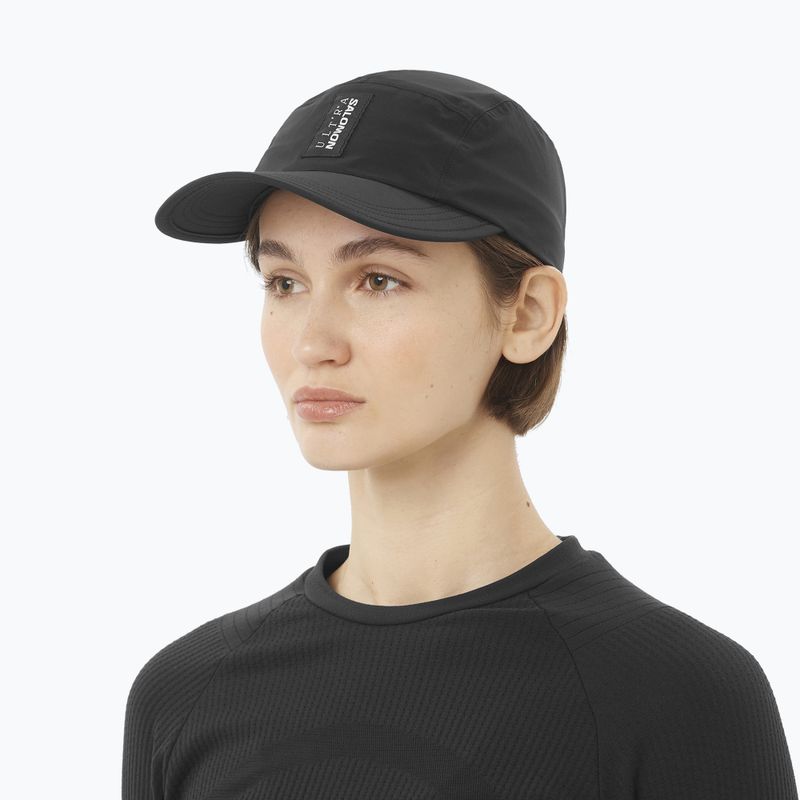 Baseball cap Salomon S/LAB Ultra Waterproof deep black 2