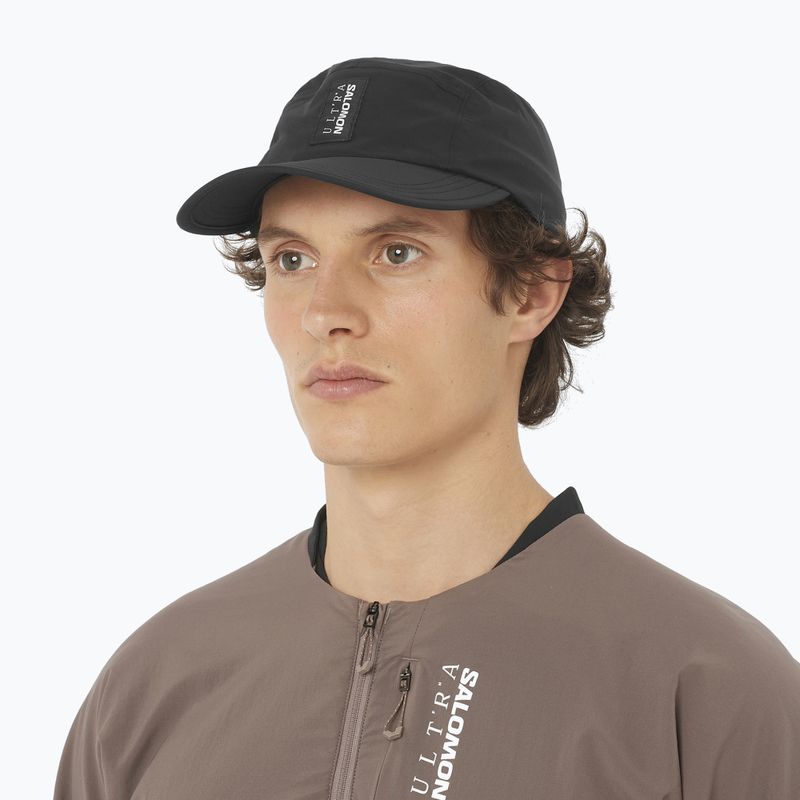 Baseball cap Salomon S/LAB Ultra Waterproof deep black 4