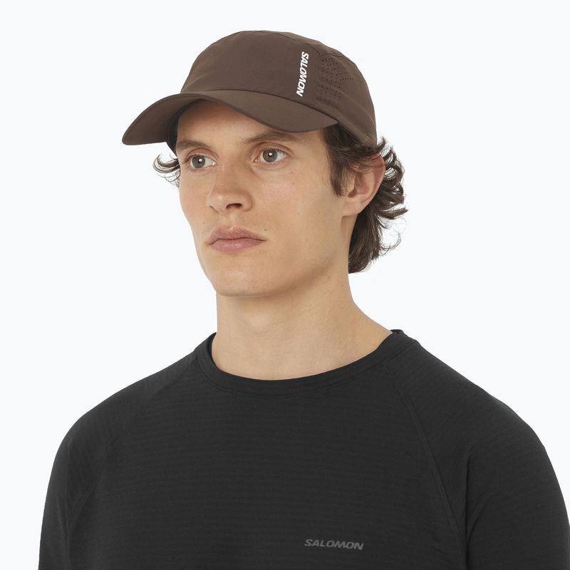 Salomon Shakeout coffee bean baseball cap 4