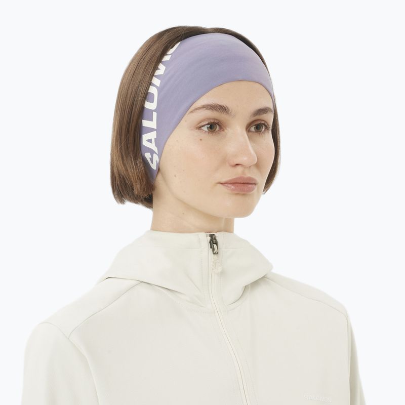 Headband Salomon RS Pro blue granite/white 3
