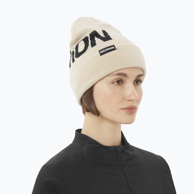 Winter hat Salomon Hermitage whisper white 3