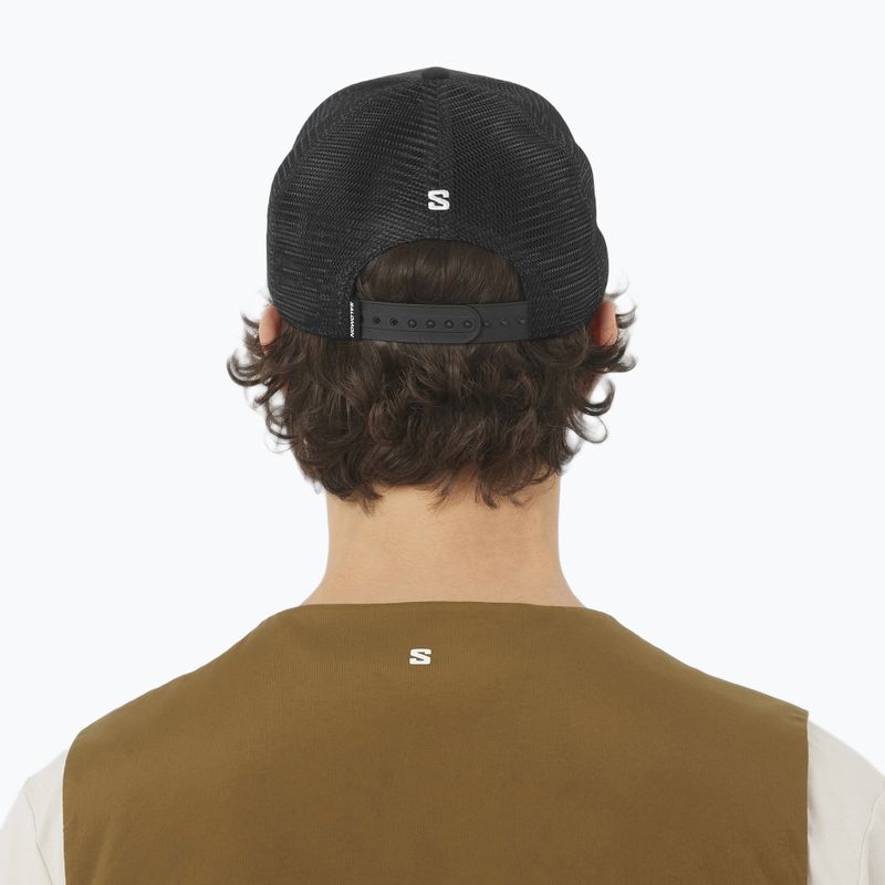 Salomon Logo Trucker Cap deep black 3