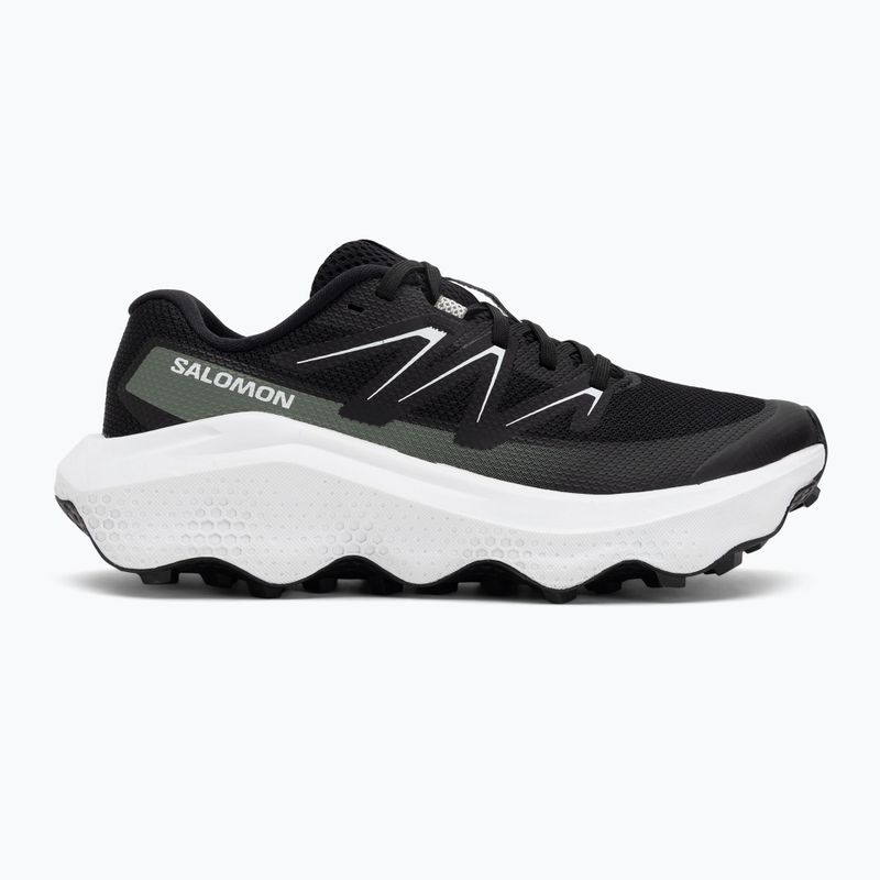 Women's running shoes Salomon Ultra Flow 2 black/white/agave green 2