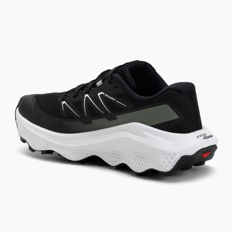 Women's running shoes Salomon Ultra Flow 2 black/white/agave green 3