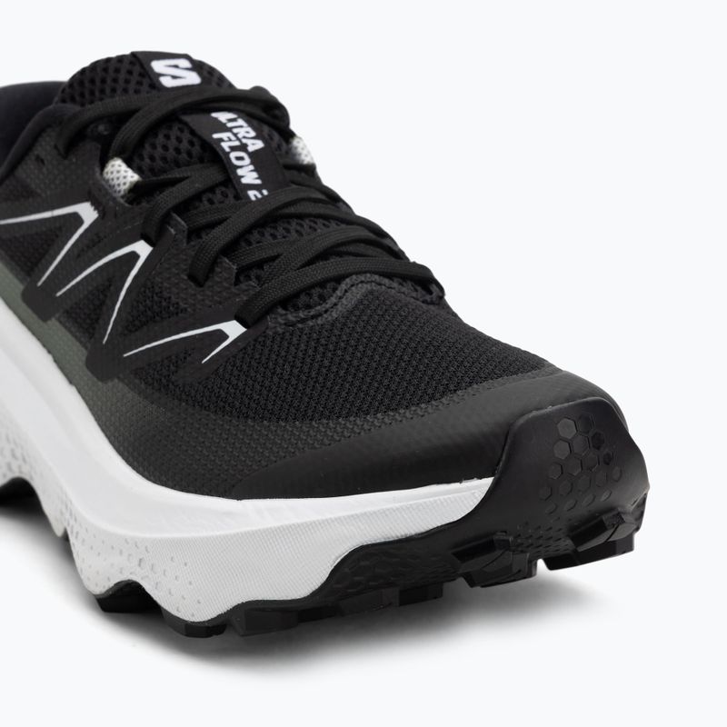 Women's running shoes Salomon Ultra Flow 2 black/white/agave green 7