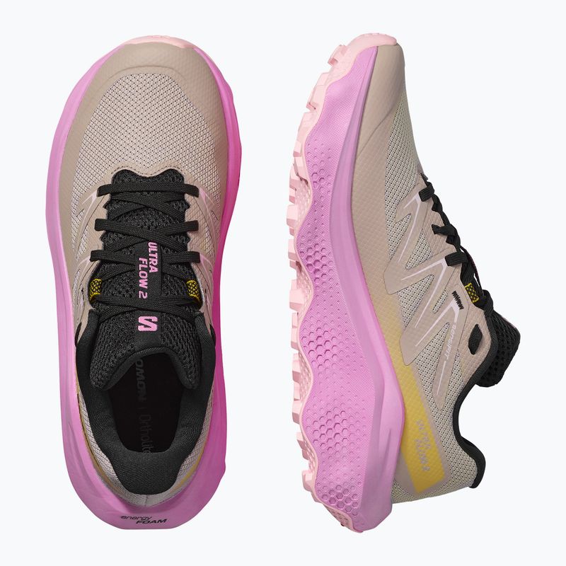 Women's running shoes Salomon Ultra Flow 2 etherea/cyclamen/black 8