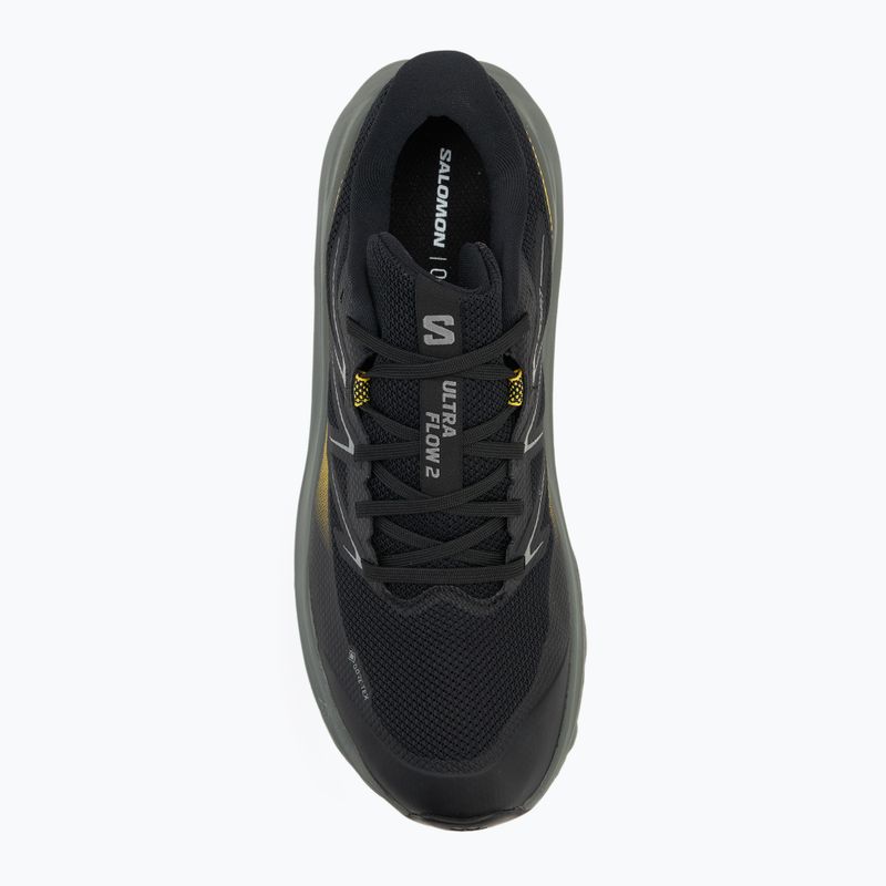 Men's running shoes Salomon Ultra Flow 2 GTX black/sedona sage/incaberry 5
