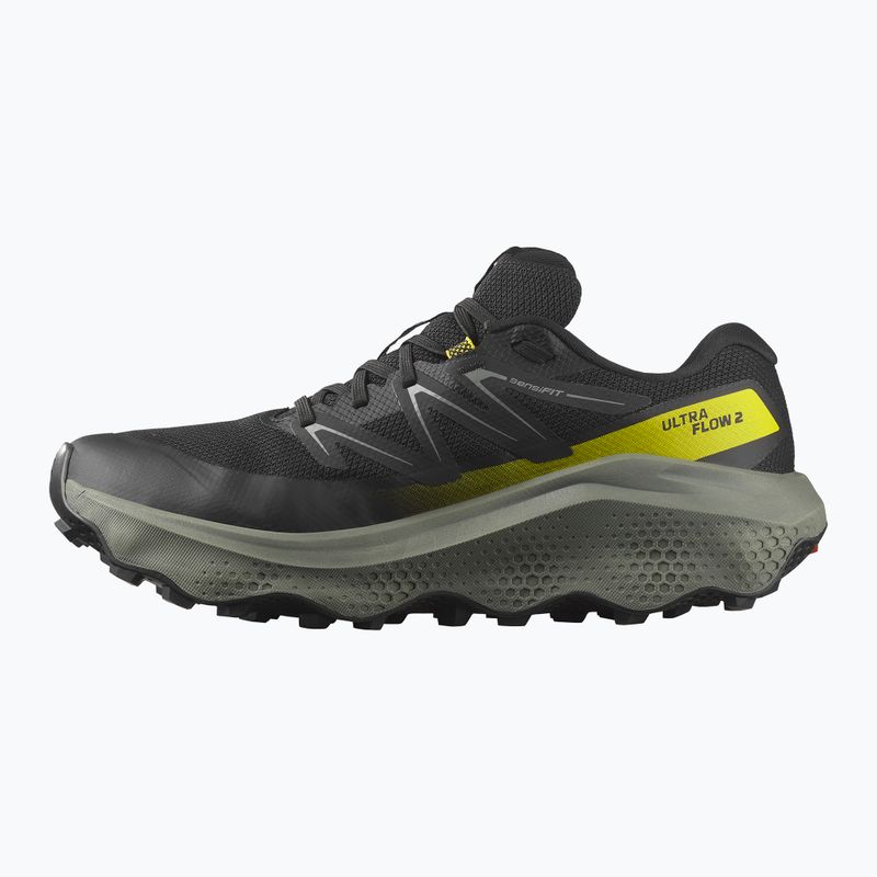 Men's running shoes Salomon Ultra Flow 2 GTX black/sedona sage/incaberry 9