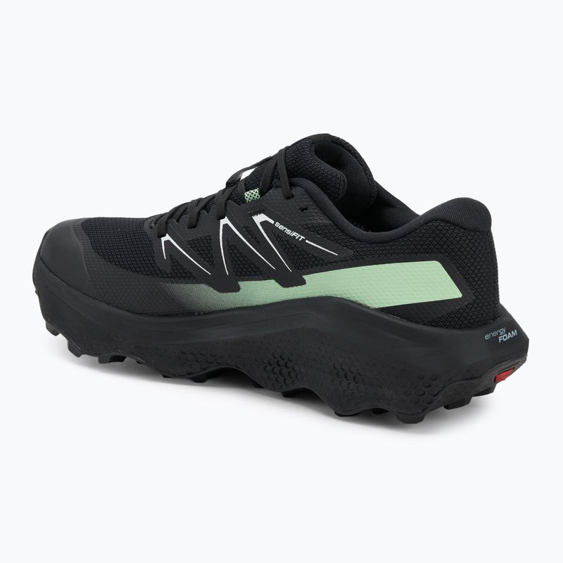 Men's running shoes Salomon Ultra Flow 2 GTX black/black/patina green 3