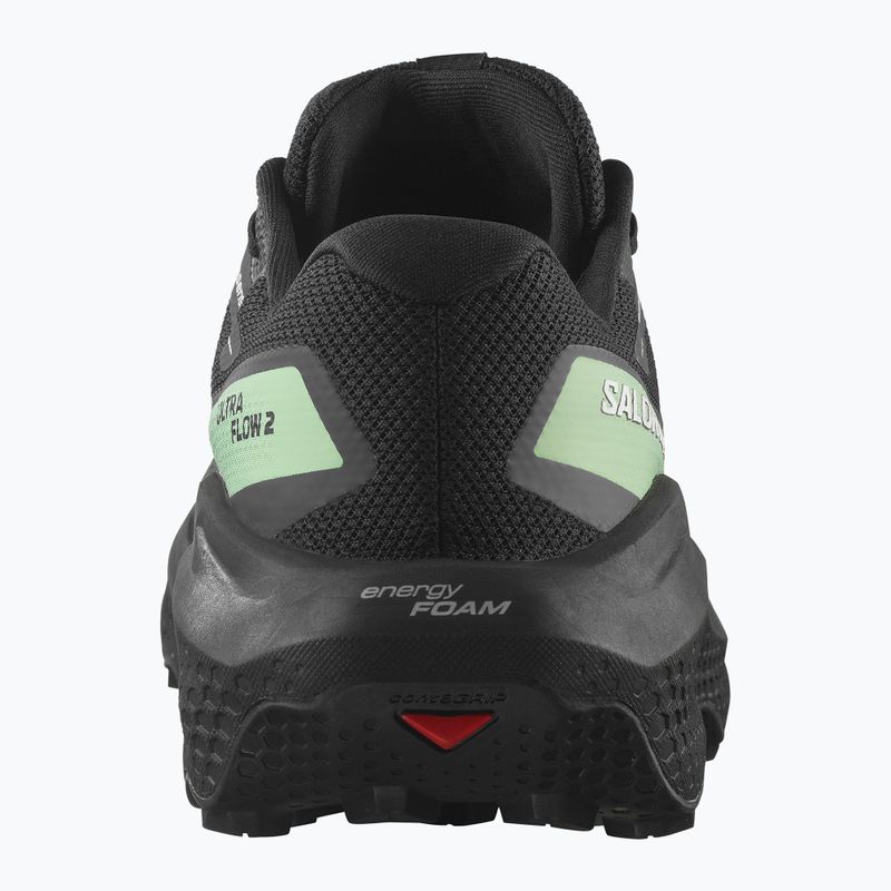 Men's running shoes Salomon Ultra Flow 2 GTX black/black/patina green 10